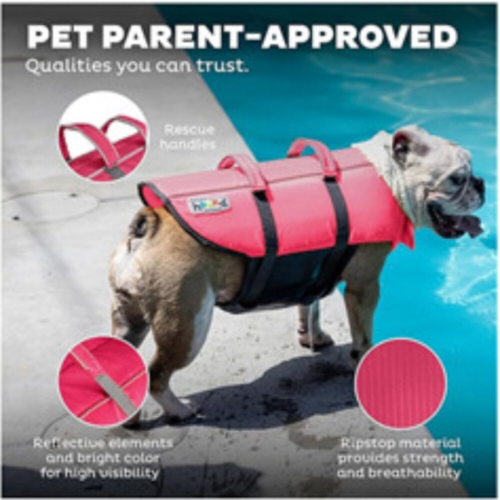 Outward Hound Granby Splash Dog Life Vest for Swimming, Boating & Water Safety - Picture 13 of 16